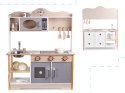 KUCHNIA DLA DZIECI DREWNIANA MDF LULILO KUKETO AKCESORIA 85CM
