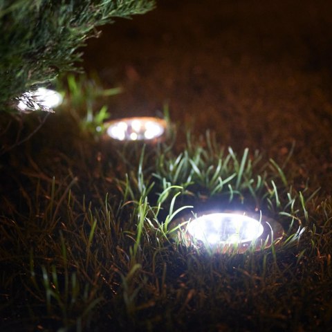LAMPA SOLARNA OGRODOWA LED NAJAZDOWA GRUNTOWA 6500K ZIMNY BIAŁY 12SZT LAMPA SOLARNA OGRODOWA LED NAJAZDOWA GRUNTOWA 6500K ZIMNY BIAŁY 12SZT