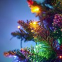 LAMPKI LED ŁAŃCUCH ŚWIETLNY ŚWIĄTECZNE CHOINKOWE 10M 100LED MULTIKOLOR 8 TRYBÓW ŚWIECENIA