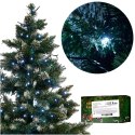 LAMPKI LED ŁAŃCUCH ŚWIETLNY ŚWIĄTECZNE CHOINKOWE 10M 100LED ZIMNY BIAŁY 8 TRYBÓW ŚWIECENIA