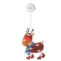 LAMPKI LED WISZĄCA OZDOBA DEKORACJA OKNA ŚWIĄTECZNA PRZYSSAWKA RENIFER