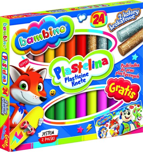 PLASTELINA BAMBINO 24 KOLORY PLASTELINA BAMBINO 24 KOLORY