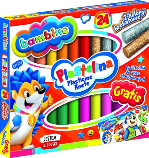 PLASTELINA BAMBINO 24 KOLORY PLASTELINA BAMBINO 24 KOLORY