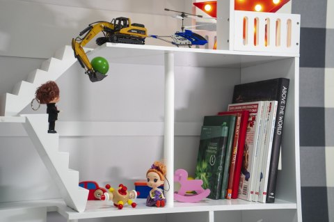 REGAŁ NA KSIĄŻKI DLA DZIECI PÓŁKA DOMEK NA ZABAWKI 2W1 LULILO CALLA 116CM XXL REGAŁ NA KSIĄŻKI DLA DZIECI PÓŁKA DOMEK NA ZABAWKI 2W1 LULILO CALLA 116CM XXL