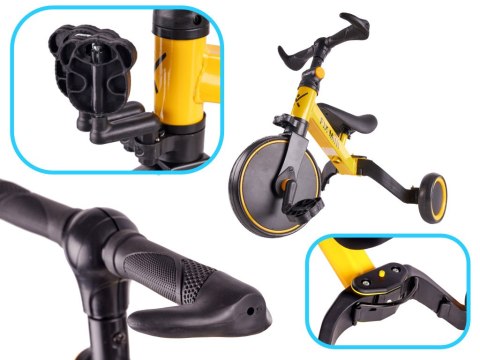 ROWEREK TRIKE FIX MINI BIEGOWY TRÓJKOŁOWY 3W1 Z PEDAŁAMI ŻÓŁTY ROWEREK TRIKE FIX MINI BIEGOWY TRÓJKOŁOWY 3W1 Z PEDAŁAMI ŻÓŁTY