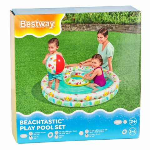 BASEN KÓŁKO PIŁKA BESTWAY 51124 122CM BASEN KÓŁKO PIŁKA BESTWAY 51124 122CM