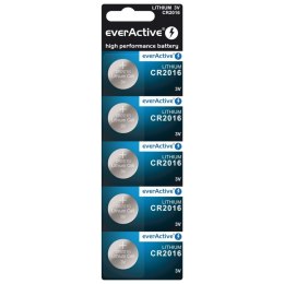 BATERIA LITOWA GUZIKOWA EVERACTIVE CR2016 BLISTER 5SZT