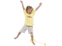 HULA HOP NA NOGĘ SKAKANKA SKIPPER PIŁKA ŚWIECĄCA MIGAJĄCA LED ŻÓŁTA