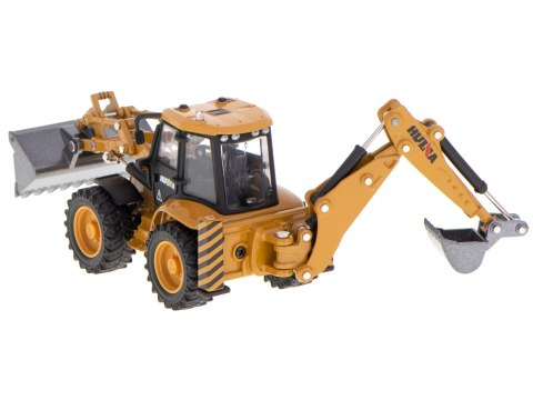 KOPARKA ŁADOWARKA METALOWA Z RUCHOMYMI ŁYŻKAMI DIE-CAST H-TOYS 1704 1:50 KOPARKA ŁADOWARKA METALOWA Z RUCHOMYMI ŁYŻKAMI DIE-CAST H-TOYS 1704 1:50