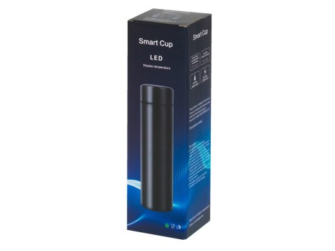 KUBEK BIDON TERMICZNY TERMOS SMART LED 500ML BORDOWY KUBEK BIDON TERMICZNY TERMOS SMART LED 500ML BORDOWY