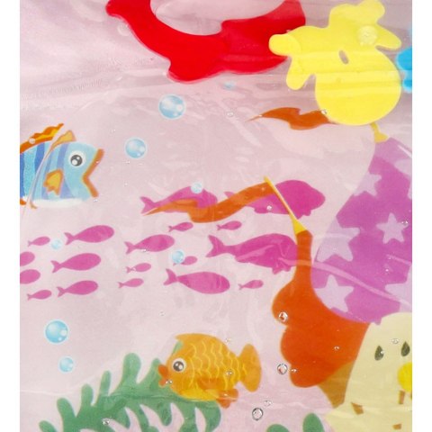 MATA WODNA SENSORYCZNA DMUCHANA DLA NIEMOWLĄT WODNY ŚWIAT XXL 64X50 CM MATA WODNA SENSORYCZNA DMUCHANA DLA NIEMOWLĄT WODNY ŚWIAT XXL 64X50 CM