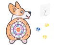 TARCZA DART Z RZUTKAMI PIŁKAMI NA RZEP CORGI
