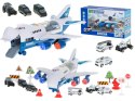 TRANSPORTER SAMOLOT + 6 AUT POLICJA BOK/PRZÓD