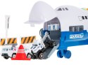 TRANSPORTER SAMOLOT + 6 AUT POLICJA BOK/PRZÓD