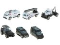 TRANSPORTER SAMOLOT + 6 AUT POLICJA BOK/PRZÓD