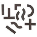 ZABAWKA DO KĄPIELI WANNY WODNA DLA DZIECI NAKLEJKI PIANKOWE AUTKA ULICA PUZZLE 23 EL.