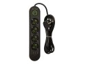 98-219# Przedłużacz sieciowy ps-420 4-gniazda 3xusb 2m czarny 2x1mm