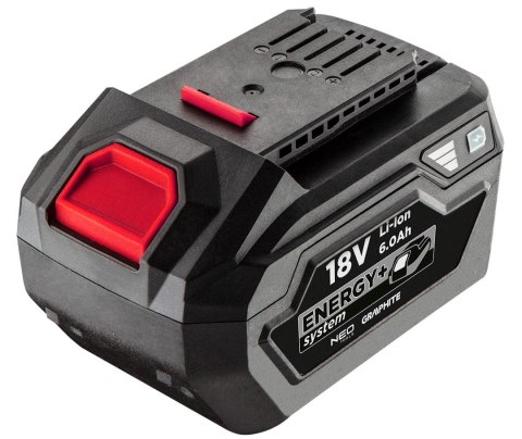 Akumulator Energy+ 18V, Li-Ion 6.0Ah Akumulator Energy+ 18V, Li-Ion 6.0Ah