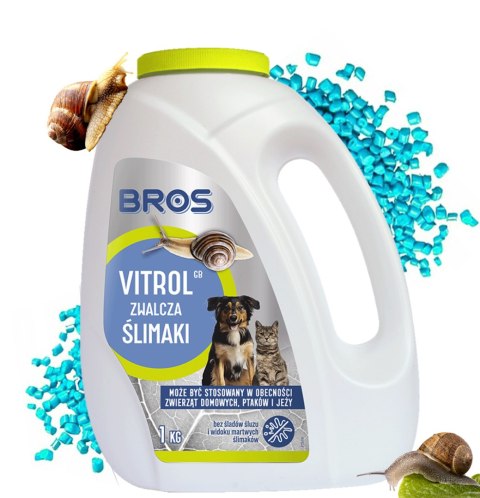 BROS - Vitrol GB zwalcza ślimaki 1kg BROS - Vitrol GB zwalcza ślimaki 1kg