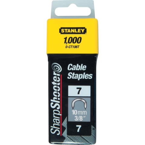 CT106T1 Zszywka typ 7, CT100, 10mm, 1000 sztuk, Stanley 1-CT106T CT106T1 Zszywka typ 7, CT100, 10mm, 1000 sztuk, Stanley 1-CT106T
