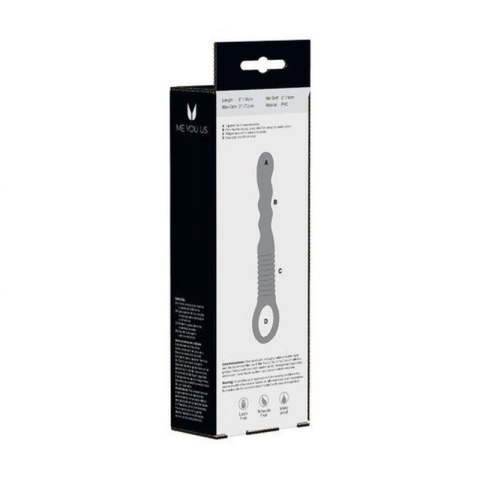 Plug/kulki- Me You Us Ridged Anal Teaser Blue Plug/kulki- Me You Us Ridged Anal Teaser Blue