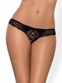 Bielizna- Miamor stringi otwarte czarne XXL Bielizna- Miamor stringi otwarte czarne XXL