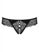 Bielizna- Miamor stringi otwarte czarne XXL Bielizna- Miamor stringi otwarte czarne XXL