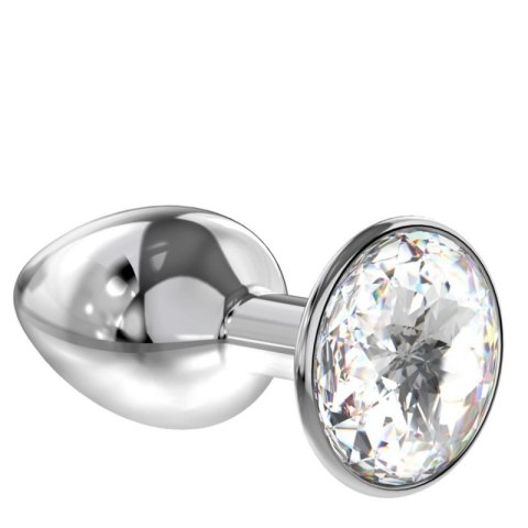 Enlarged Anal Plug Diamond Clear Sparkle XL Enlarged Anal Plug Diamond Clear Sparkle XL