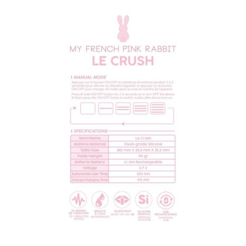 Le Crush Rose Pale - App controlled Le Crush Rose Pale - App controlled