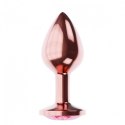 Plug-Butt Plug Diamond Ruby Shine L Rose Gold