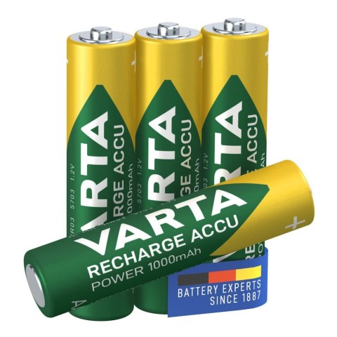 4x akumulatorki R-03 R03 AAA 1000mAh Varta Ready2use 4x akumulatorki R-03 R03 AAA 1000mAh Varta Ready2use
