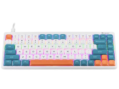 Klawiatura mechaniczna Tracer FINA 84 White/Blue (Outemu Red Switch) Klawiatura mechaniczna Tracer FINA 84 White/Blue (Outemu Red Switch)