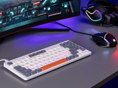 Klawiatura mechaniczna Tracer FINA 84 White/Grey (Outemu Red Switch) Klawiatura mechaniczna Tracer FINA 84 White/Grey (Outemu Red Switch)