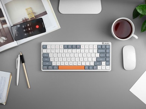 Klawiatura mechaniczna Tracer FINA 84 White/Grey (Outemu Red Switch) Klawiatura mechaniczna Tracer FINA 84 White/Grey (Outemu Red Switch)