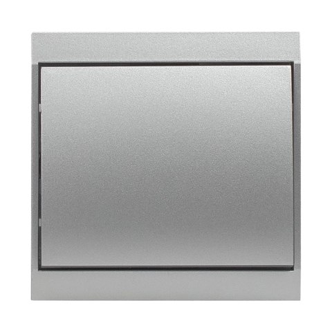 Łącznik p/t schodowy Luna, 10A, 250V, WP-5L, srebrny Łącznik p/t schodowy Luna, 10A, 250V, WP-5L, srebrny