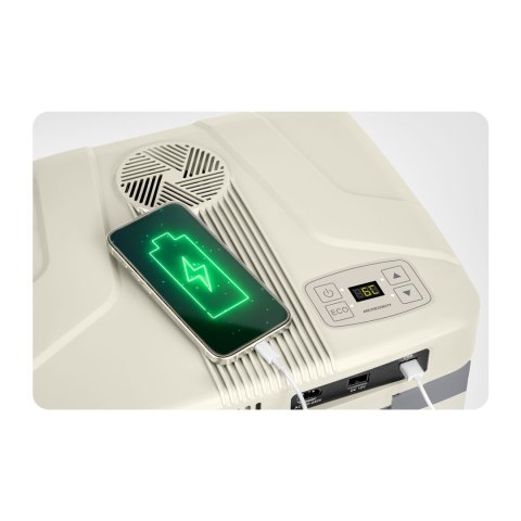 Lodówka turystyczna Berdsen Icemax 26 litry tryb ECO - kremowa Lodówka turystyczna Berdsen Icemax 26 litry tryb ECO - kremowa