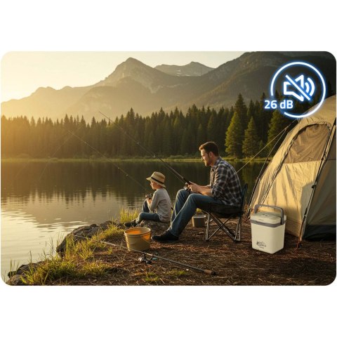 Lodówka turystyczna Berdsen Icemax 26 litry tryb ECO - kremowa Lodówka turystyczna Berdsen Icemax 26 litry tryb ECO - kremowa