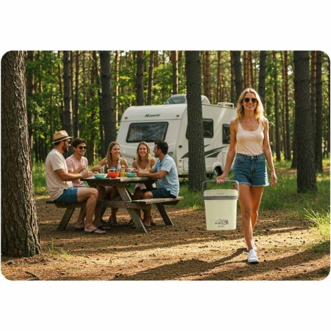 Lodówka turystyczna Berdsen Icemax 26 litry tryb ECO - kremowa Lodówka turystyczna Berdsen Icemax 26 litry tryb ECO - kremowa