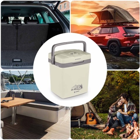 Lodówka turystyczna Berdsen Icemax 26 litry tryb ECO - kremowa Lodówka turystyczna Berdsen Icemax 26 litry tryb ECO - kremowa