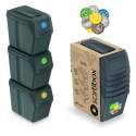 Zestaw koszy do segregacji Sortibox 3x20L szare ISWB20S3