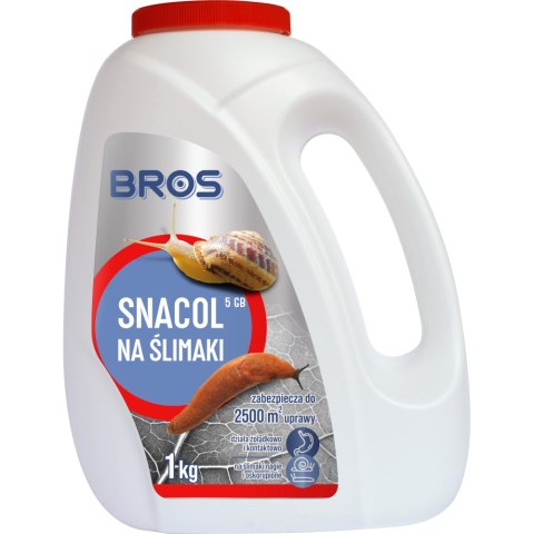 BROS - Snacol 5GB zwalcza ślimaki 1kg (butelka) BROS - Snacol 5GB zwalcza ślimaki 1kg (butelka)