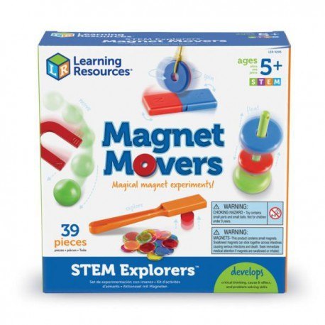 Magnesy, zestaw edukacyjny 39 szt. - magnet movers Magnesy, zestaw edukacyjny 39 szt. - magnet movers