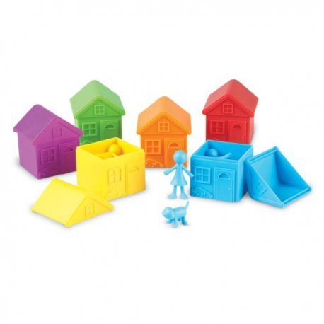 Sorter rodzina, domki i figurki, zestaw edukacyjny Sorter rodzina, domki i figurki, zestaw edukacyjny