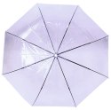 BQ13C Parasol przezroczysty fioletowy