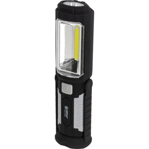 LATARKA WARSZTATOWA, 3W, 2x COB, 3xAA, 200LM, MAGNES LATARKA WARSZTATOWA, 3W, 2x COB, 3xAA, 200LM, MAGNES