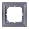 Ramka pojedyncza Pearl, Ra-1P, antracyt Ramka pojedyncza Pearl, Ra-1P, antracyt