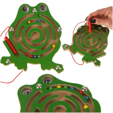 LABIRYNT MAGNETYCZNY KULECZKI ŻABA LABIRYNT MAGNETYCZNY KULECZKI ŻABA