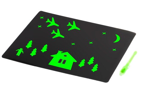 MAGICZNA TABLICA DO RYSOWANIA ŚWIATŁEM + DŁUGOPIS UV KREATYWNY ZESTAW MAGICZNA TABLICA DO RYSOWANIA ŚWIATŁEM + DŁUGOPIS UV KREATYWNY ZESTAW