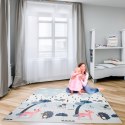 MATA EDUKACYJNA PIANKOWA DWUSTRONNA SKŁADANA ULICA LAS 177 X 158 CM