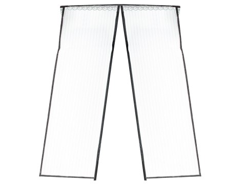 MOSKITIERA SIATKA MAGNETYCZNA NA DRZWI 100X210CM CZARNA MOSKITIERA SIATKA MAGNETYCZNA NA DRZWI 100X210CM CZARNA